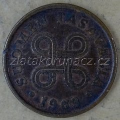 Finsko - 1 penni 1963