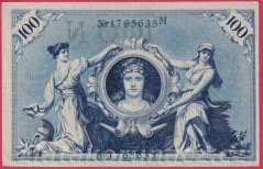 Německo - 100 mark 7.2.1908 - série M-zelená