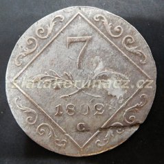 7 Krejcar 1802 C