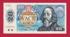 Československo - 20 korun - 1988 H 44