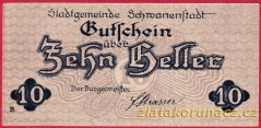 Schwanenstadt - 10 haléřů - 1920 - série B