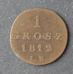 Polsko - 1 grosz 1812 I.B.
