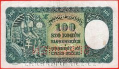 100 Ks 1940 + kolek, I. vydání G9 perf.