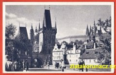 Praha - Hradčany, Karlův most, lidé