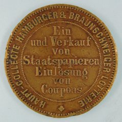 Německo - Bratři Lilienfeld Hamburg 1854