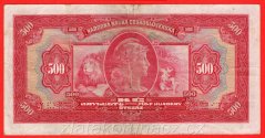 500,- Ks 1929 přetisk E