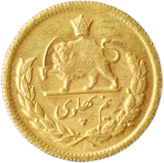 Zlatá mince Iran - 1/2 Pahlaví 1345 (1966)