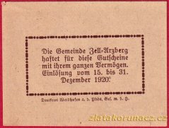 Zell-Arzberg - 30 haléřů - 1920