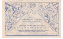 Los - 42 kčs - 58. Československá třídní loterie V. - H r. 1948