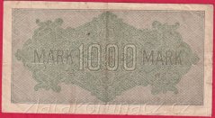Německo - 1000 mark 15.9.1922 - série Ve-RD