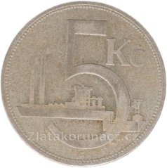 Pětikoruna - 5Kč 1932