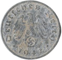 Německo - 1 Reichspfennig 1942 E