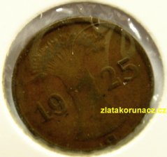 Německo - 1 Reichspfennig 1925 G