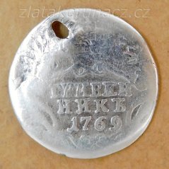 Rusko - 1 grivennik (10 kopějka) 1769 MMD