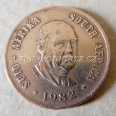 Afrika jižní (Jihoafrická rep.) - 1 cent 1982
