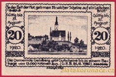 Geinberg - 20 haléřů - 1920