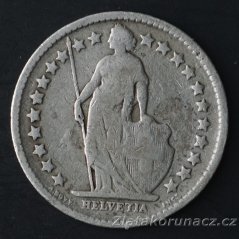 Švýcarsko - 1/2 frank 1904 B