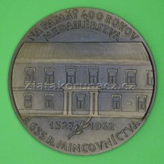 Štátna mincovňa Kremnica - za záslužnú prácu -bronzová