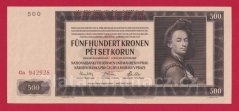500 Korun 1942 II. vydání Ga
