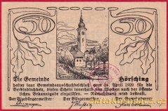 Hörsching - 50 haléřů - 1920