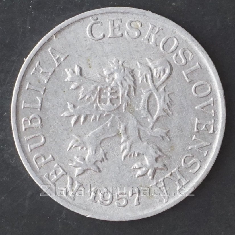 1 haléř 1957