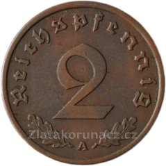 Německo - 2 Reichspfennig 1939 A