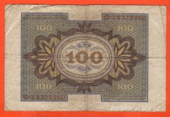 Německo - 100 Mark 1.11.1920 - série O-O