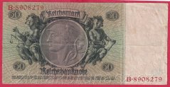 Německo - 50 Reichsmark 30.3.1933 - série B-O