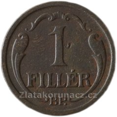 Maďarsko - 1 fillér 1934 BP