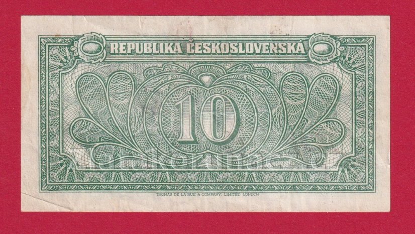10 Kčs b.l.1945 SH