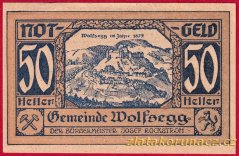 Wolfsegg - 50 haléřů - 1921
