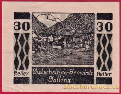 Zolling - 30 haléřů - 1920