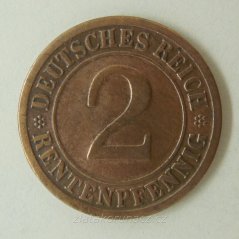 Německo - 2 Rentenpfennig 1923 F
