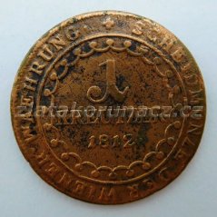 1 Krejcar 1812 E