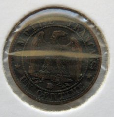 Francie - 1 centime 1853 BB