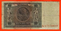 Německo - 10 Reichsmark 22.1.1929 - série L-B