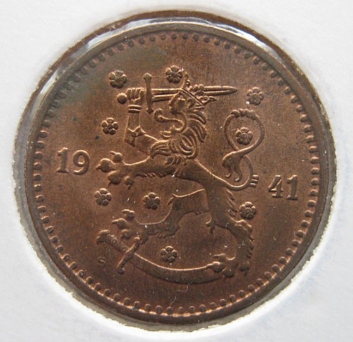 Finsko - 1 markkaa 1941 S