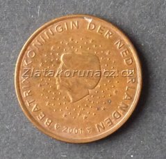 Holandsko - 5 cent 2001