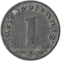 Německo - 1 Reichspfennig 1941 F