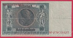 Německo - 10 Reichsmark 22.1.1929 - série W-Q