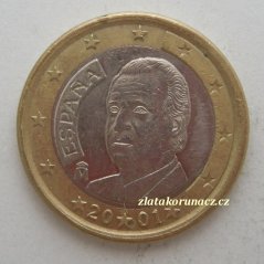 Španělsko - 1 Euro 2001