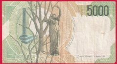 Itálie - 5000 lire 1985