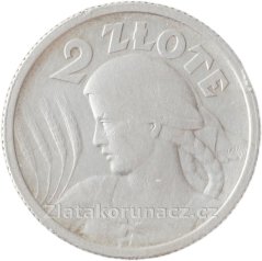Polsko - 2 zlote 1924 - roh a pochodeň