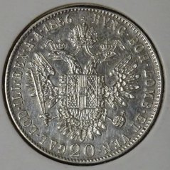 20 krejcar 1856 B