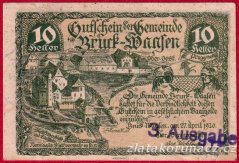 Bruck-Waasen - 10 haléřů - 1920 - zelená