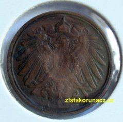 Německo - 1 Reich Pfennig 1899 A