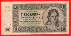 1000 Kčs 1945 23 E