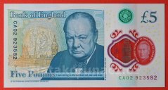 Anglie - 5 Pounds 2023