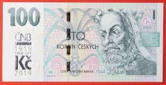 Česká republika - 100 korun 2018 s přítiskem M22