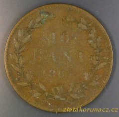 Rumunsko - 10 bani 1867